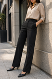 Black Formal Trousers for Women – Purple Imli plus