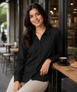 Black Formal Shirt for Women – Purple Imli urban