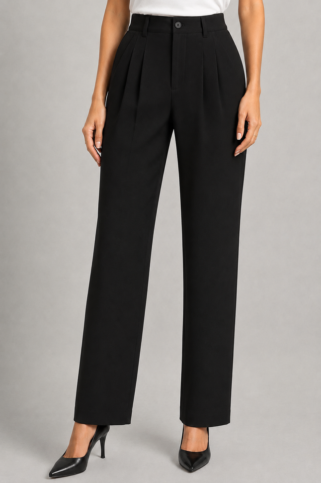 Black Korean Trousers for Women