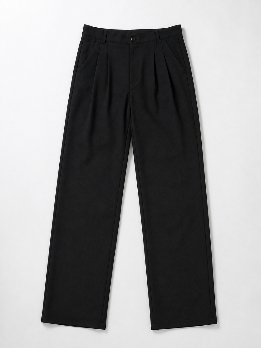 Black Korean Trousers for Women