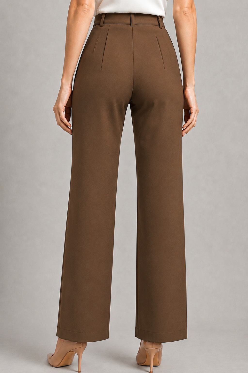 Brown Korean Trousers for Women