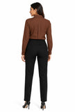 Brown Shirt with Black Trouser Combo for Women – Purple Imli