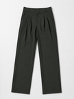 Dark Green Korean Trousers for Women