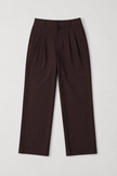 Wine Korean Trousers for Women