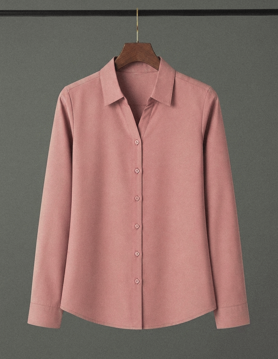 Dusty Rose Formal Shirt for Women