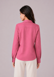 Hot Pink Formal Shirt for Women – Purple Imli back 