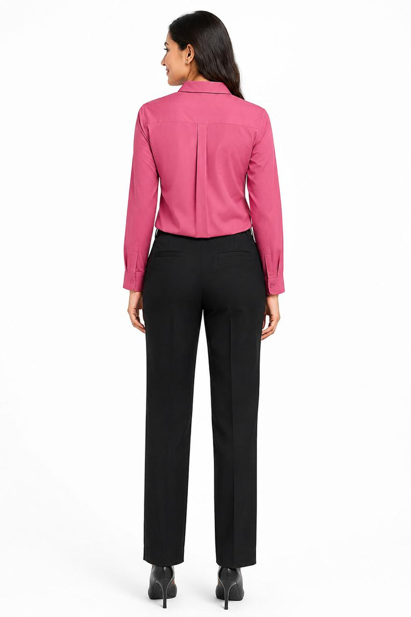 Hot Pink Shirt with Black Trouser Combo for Women – Purple Imli
