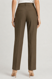 Olive Khaki Formal Trousers for Women – Purple Imli plain model