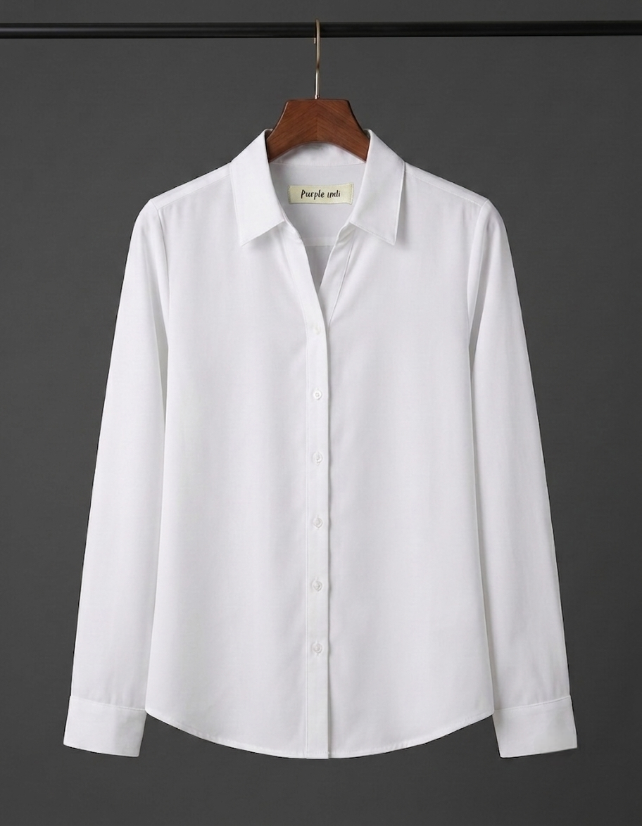 White Formal Shirt for Women