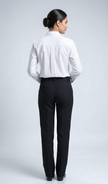White Shirt with Black Trouser Combo for Women – Purple Imli