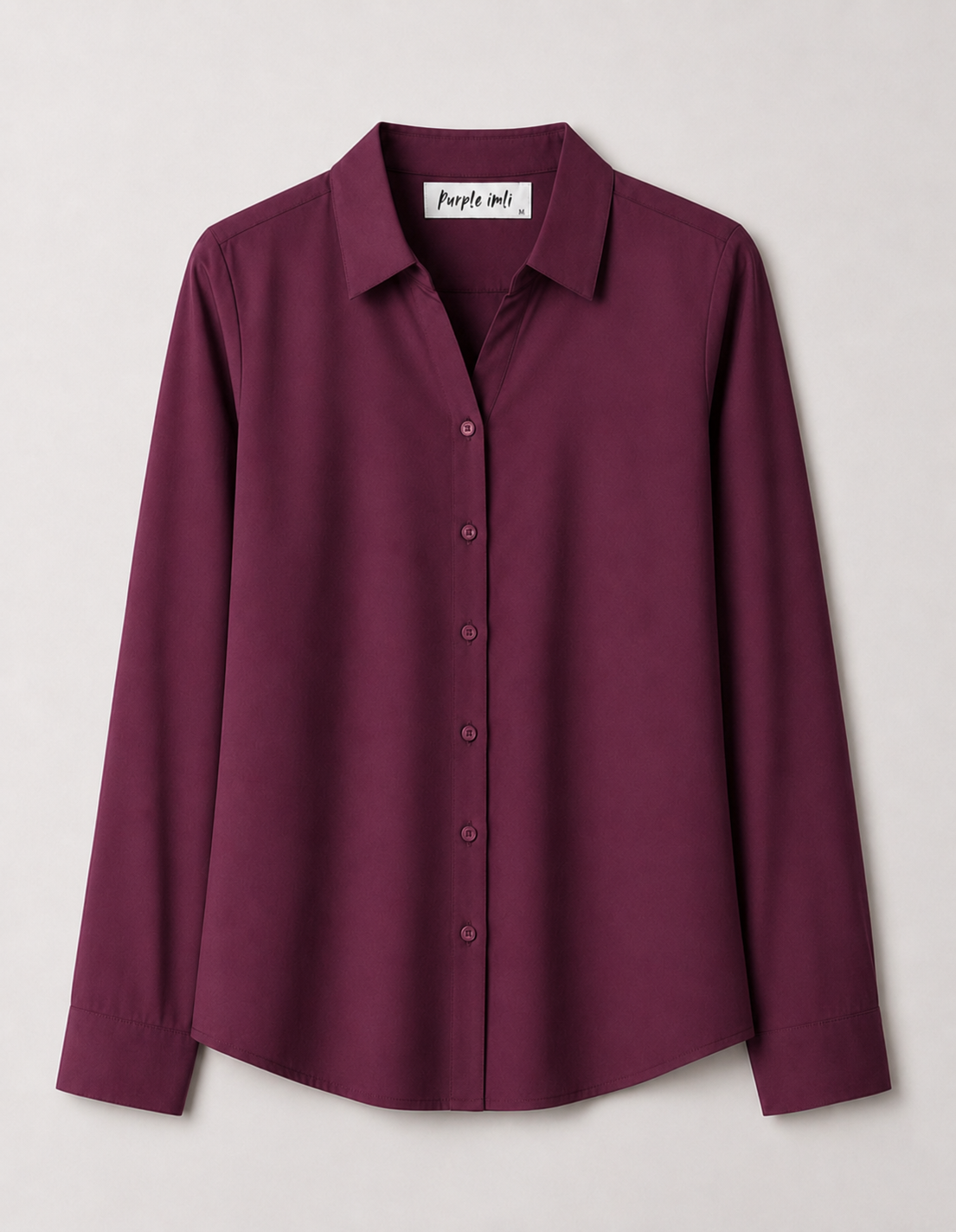 Wine Shirt with Taupe Beige Trouser Combo for Women – Purple Imli
