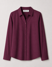 Wine Shirt with Taupe Beige Trouser Combo for Women – Purple Imli